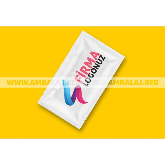 6x10 cm Dijital Baskılı Islak Mendil | 2 500 Adet