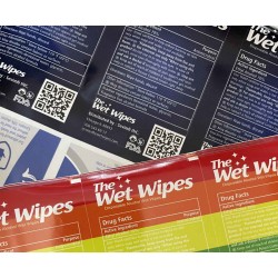 6x10 cm Dijital Baskılı Islak Mendil | 2 500 Adet