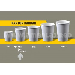 Baskılı Karton Bardak 7 oz | 1.000 Adet
